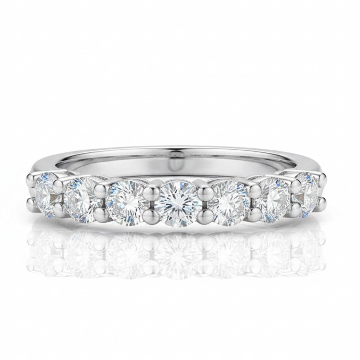 Anel em prata .925 e moissanite