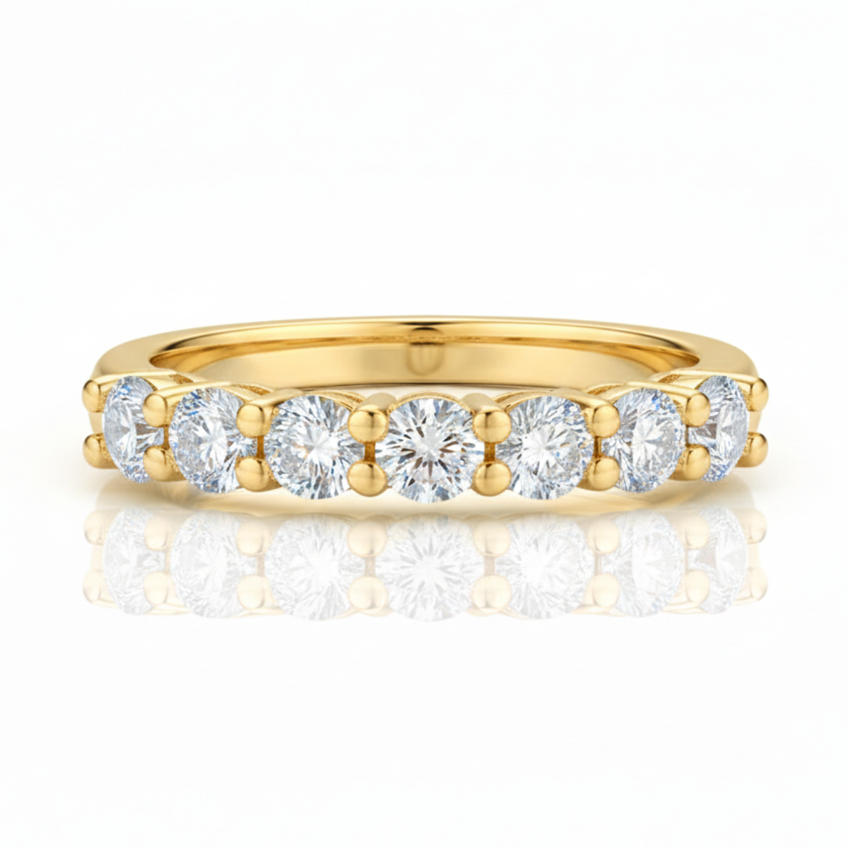 Anel em prata .925 e moissanite
