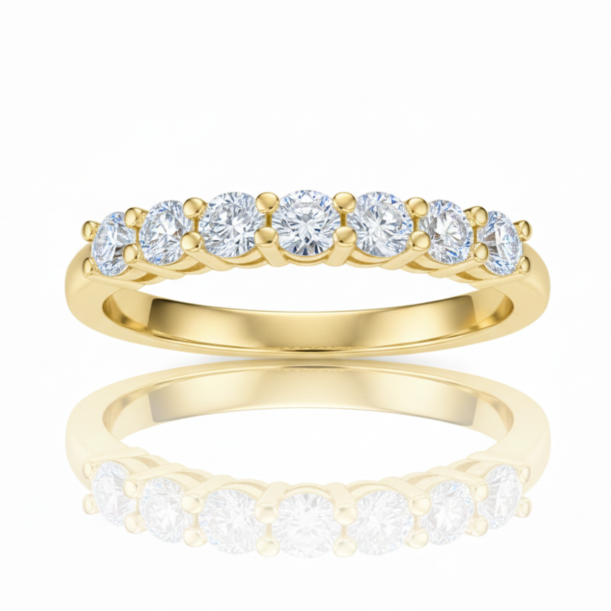 Anel em prata .925 e moissanite
