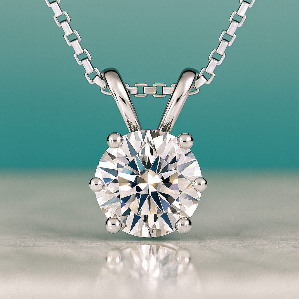 Colar Ponto de Luz em Prata 925 com Ouro 18k - Yuna Joias