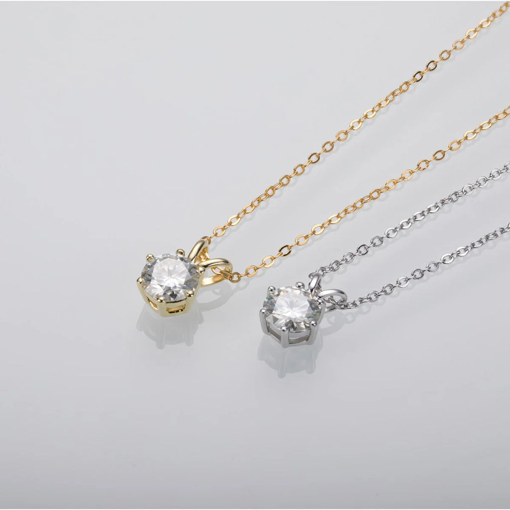 Colar Ponto de Luz em Prata 925 com Ouro 18k - Yuna Joias
