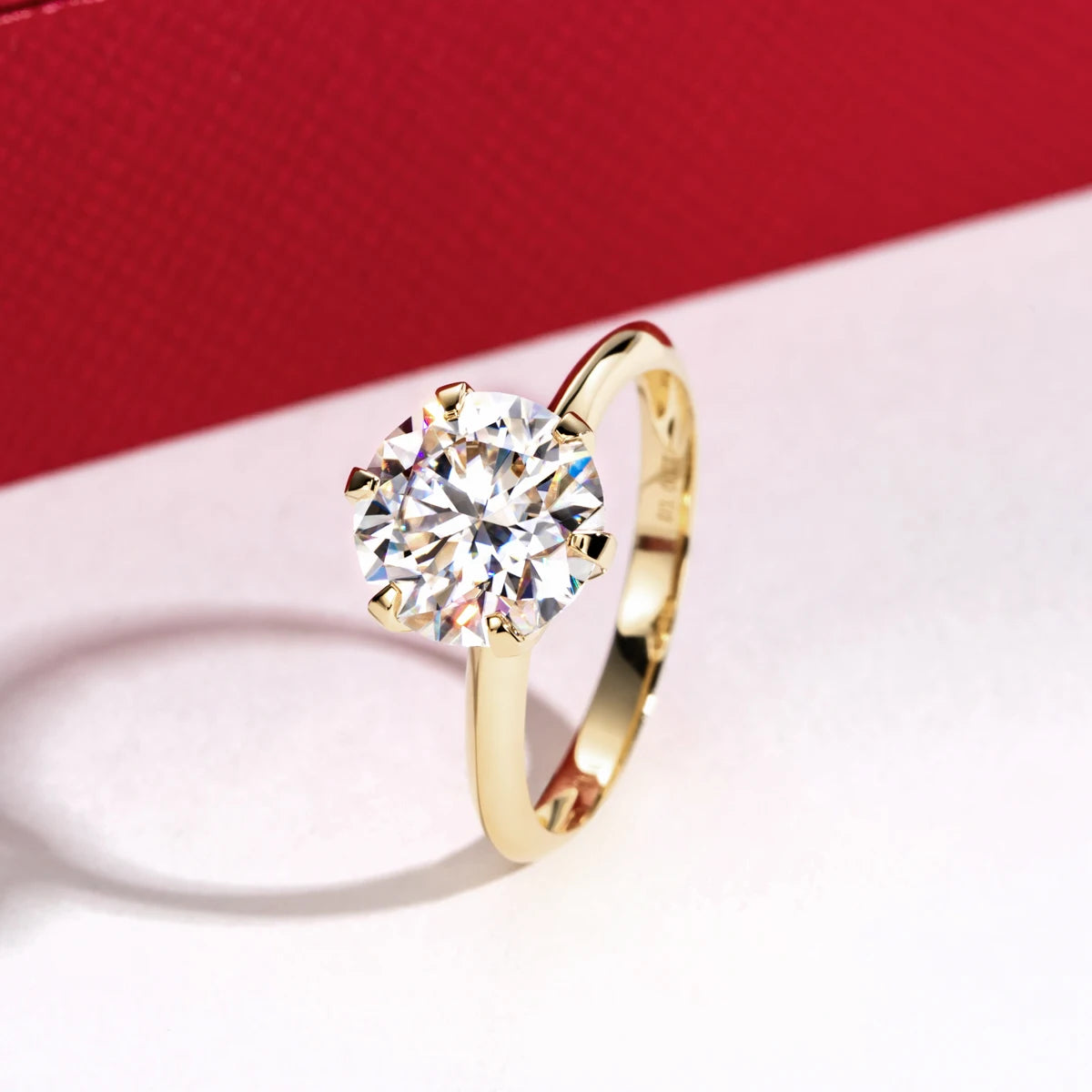 Anel de Noivado Diamante Cultivado 1ct em Ouro Branco 14K - Certificado IGI - Yuna Joias