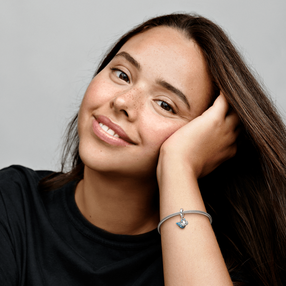 Berloque Pendente Caranguejo-Eremita Brilha no Escuro em Pra 925 - Yuna Joias - Yuna Joias