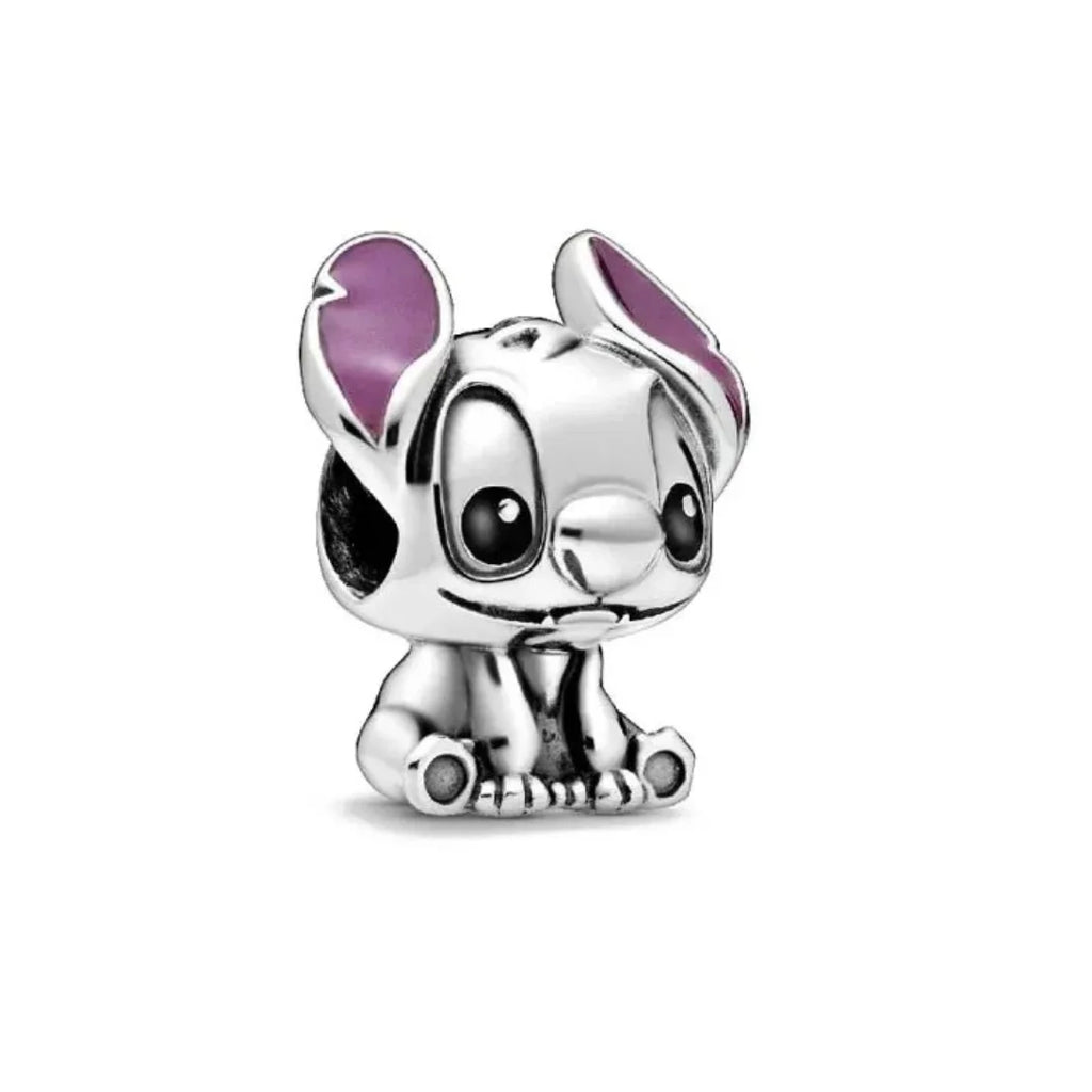 Berloque Stitch em Prata 925 - Charm Divertido Compatível com Pulseiras - Yuna Joias