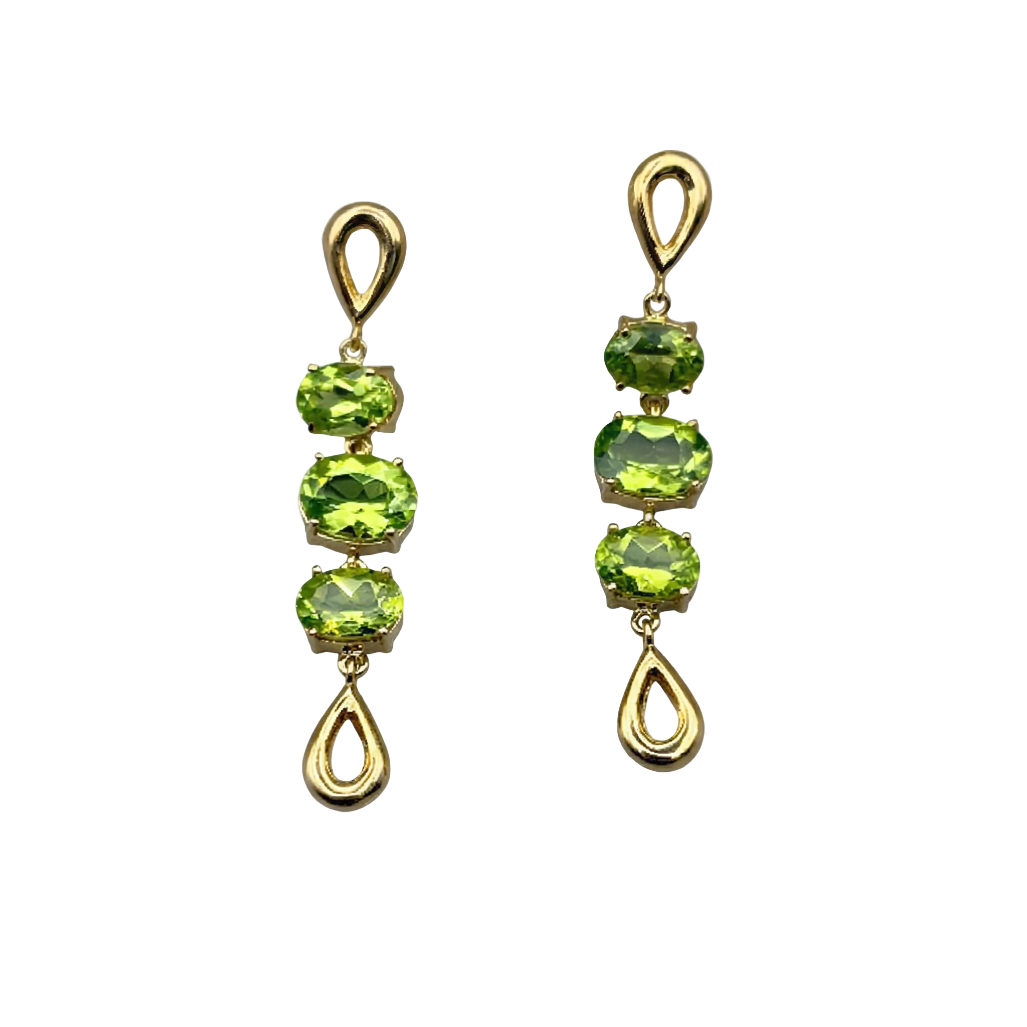 Brinco em peridoto natural