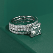 Conjunto Princess Moissanite - Yuna Joias