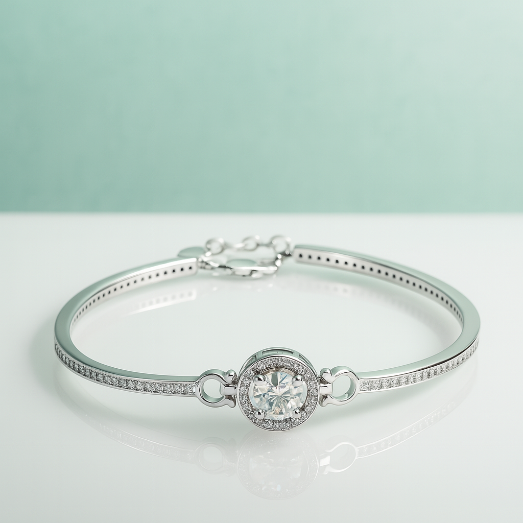 Pulseira de Berloque com Moissanite 1,0ct - Yuna Joias - Yuna Joias